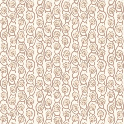 Geranium Stripe Wallpaper - Ham Pink - Salt Ridge - Cotswold White