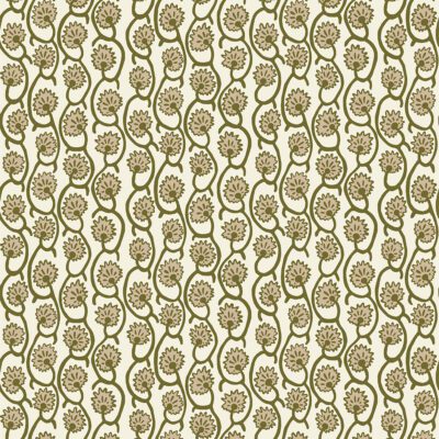 Geranium Stripe Wallpaper - Trixie - Cromwell Stone - Ruscombe White