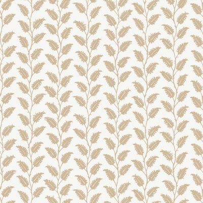 Leaf Wiggle Wallpaper - Stepping Stone - Skirting White